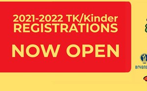 2021-2022 TK/Kinder Registrations -NOW OPEN- - article thumnail image