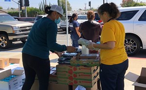 Successful food distribution at Bryant Arts Academy! - article thumnail image