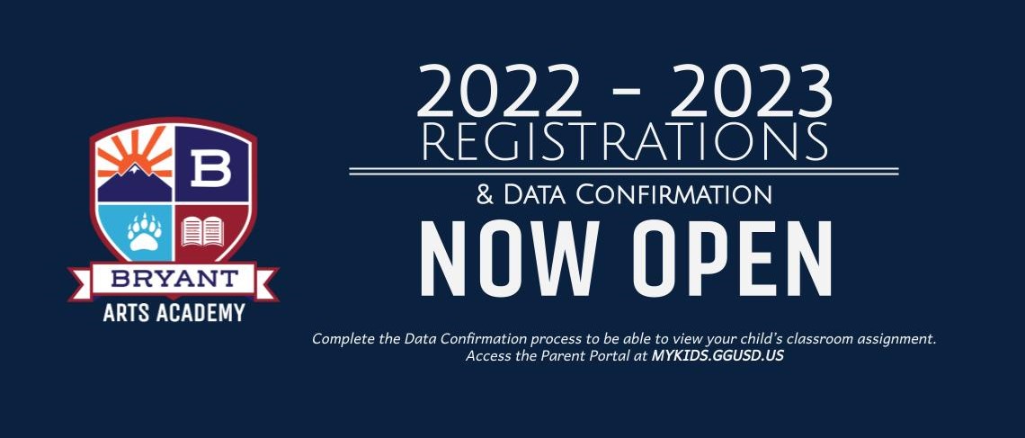 2022-2023 Registrations & Data Confirmation NOW OPEN | Complete the Data Confirmation process to be able to view you child's classroom assignment.