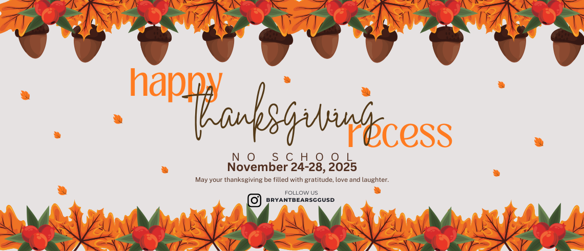 NOV 24 | Thanksgiving Recess